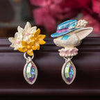 Studio Ghibli Whisper of the Heart Luisa Reunion Pierced Earrings – Donguri Closet × Palnart Poc