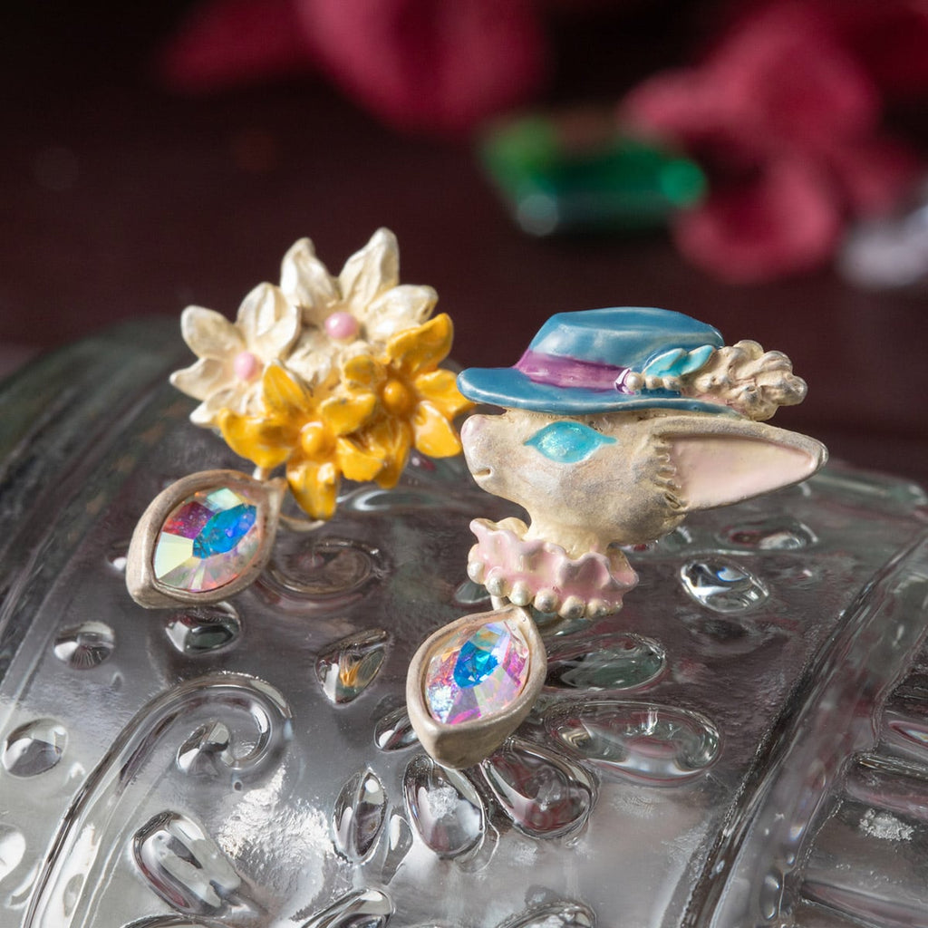 Studio Ghibli Whisper of the Heart Luisa Reunion Pierced Earrings – Donguri Closet × Palnart Poc
