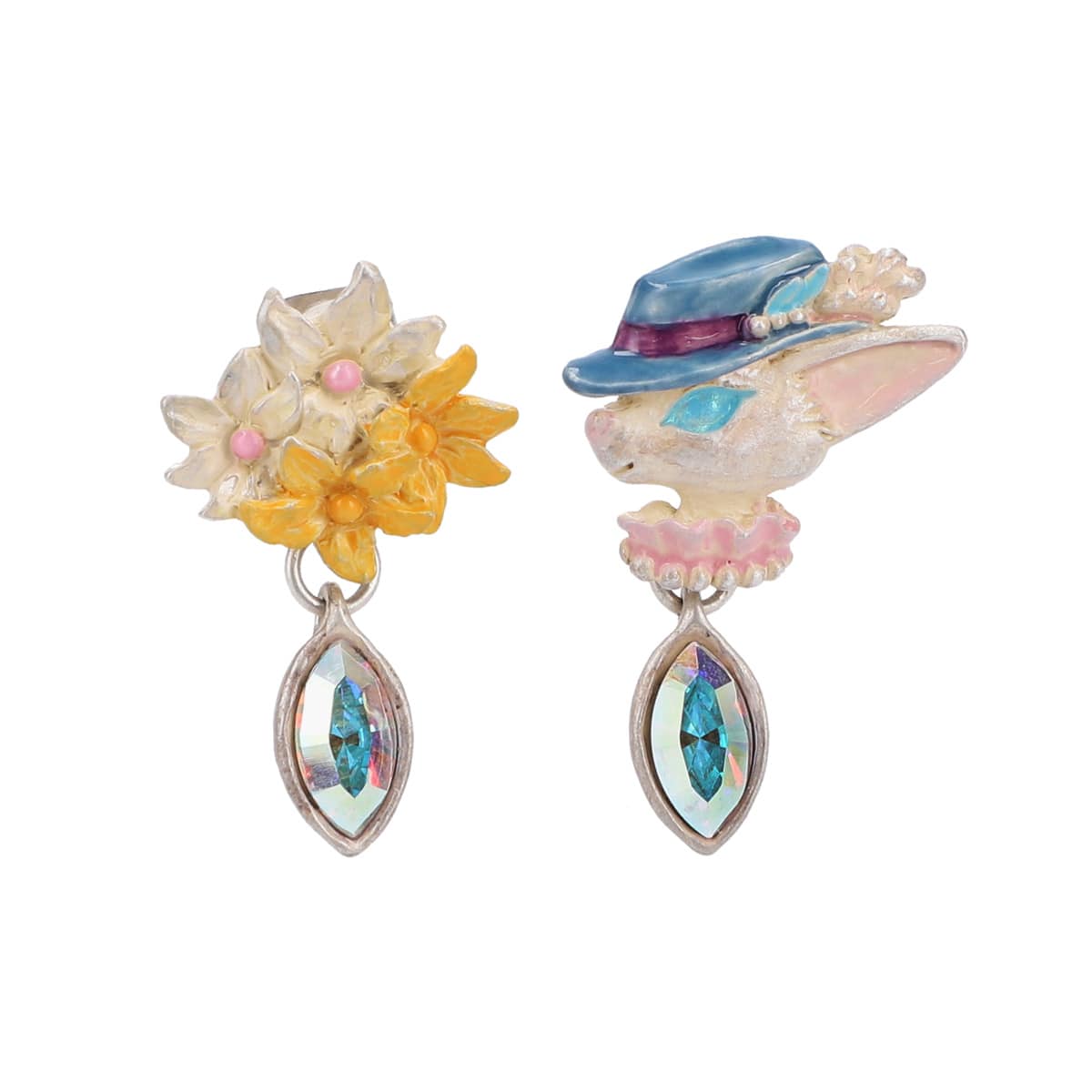 Studio Ghibli Whisper of the Heart Luisa Reunion Pierced Earrings – Donguri Closet × Palnart Poc