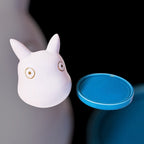 Studio Ghibli Planter - Small Totoro Planter “Chijimi” with Blue Saucer Rare