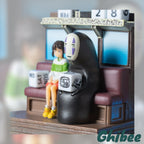 Studio Ghibli Spirited Away Perpetual Calendar  Chihiro  No-Face Scene Figurine