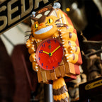 Official Studio Ghibli Totoro Catbus Pendulum Wall Clock GBL Moving Eyes Tail