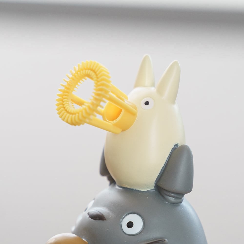 Studio Ghibli My Neighbour Totoro Bubble Set Toy Catbus Tray Kids Gift Fun