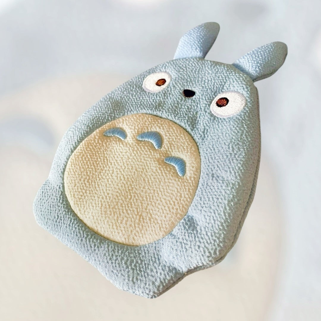 Studio Ghibli Totoro Chirimen Fabric Tissue Holder | Japanese Crepe Case Pouch