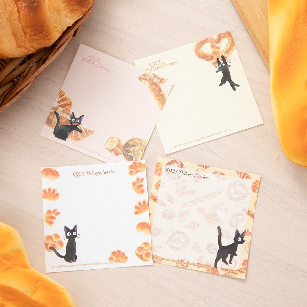 Studio Ghibli Kiki’s Delivery Service Bread Memo Set Memo Pad & Sticky Notes