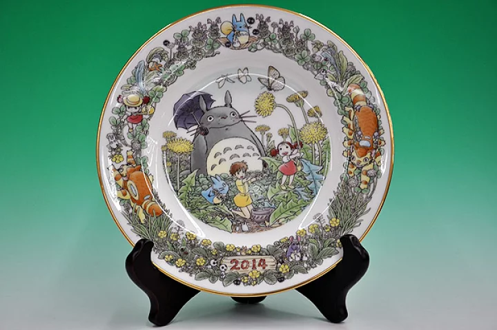 Rare Studio Ghibli Noritake Totoro Memorial Collector Plate 1997–2013 Official
