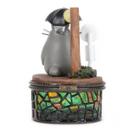 Studio Ghibli Totoro Bus Stop Scene Trinket Box Diorama Rare Collectable