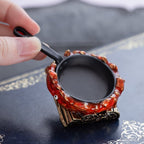 Studio Ghibli Howl’s Moving Castle Calcifer Antique Tray – Frying Pan Design