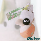 Studio Ghibli My Neighbor Totoro Small Totoro Mushroom Keychain Rare Collectable