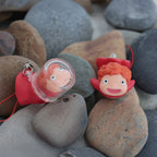 Studio Ghibli Ponyo Soft Vinyl Keychain – Stuck-in-Bottle Charm