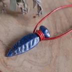 Studio Ghibli Princess Mononoke Pendant San’s Crystal Dagger with Sodalite Stone