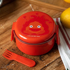 Studio Ghibli Howl’s Moving Castle Calcifer Antibacterial 2-Tier Round Lunch Box