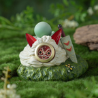 Studio Ghibli Princess Mononoke San Mask Mini Desk Clock Kodama Collectable