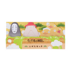 Studio Ghibli Spirited Away Stationery Gift Set File Notes Stamp Tape 4 Item