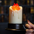 Studio Ghibli Howl’s Moving Castle Calcifer Flickering Candle Light Collectible