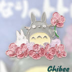 Studio Ghibli My Neighbor Totoro - Large & Small Totoro Metal Brooch