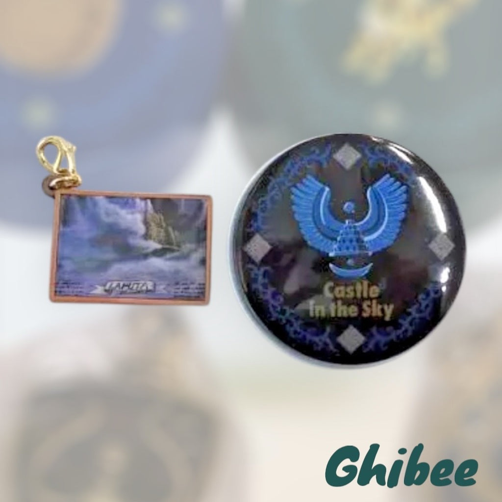 Studio Ghibli Laputa Castle in the Sky Metal Charm 2009 Release Rare collectable