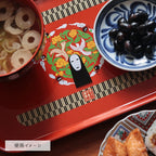 Studio Ghibli Spirited Away Lacquer-Style Tray – Traditional Japanese Design