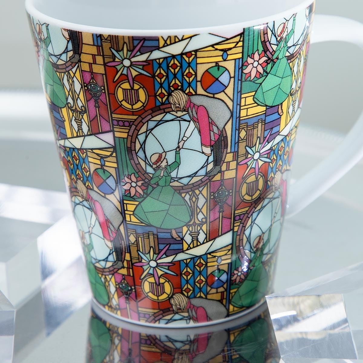 Donguri Closet Studio Ghibli Howl’s Moving Castle Stained Glass Art Mug Japan
