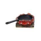 Studio Ghibli Howl’s Moving Castle Calcifer Antique Tray – Frying Pan Design