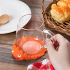 Studio Ghibli Howl’s Moving Castle Calcifer 3D Silicone Coaster Japan
