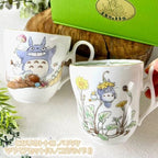 Studio Ghibli Noritake Totoro Bone China Mug Set Mushroom & Grass Motif Gift Box