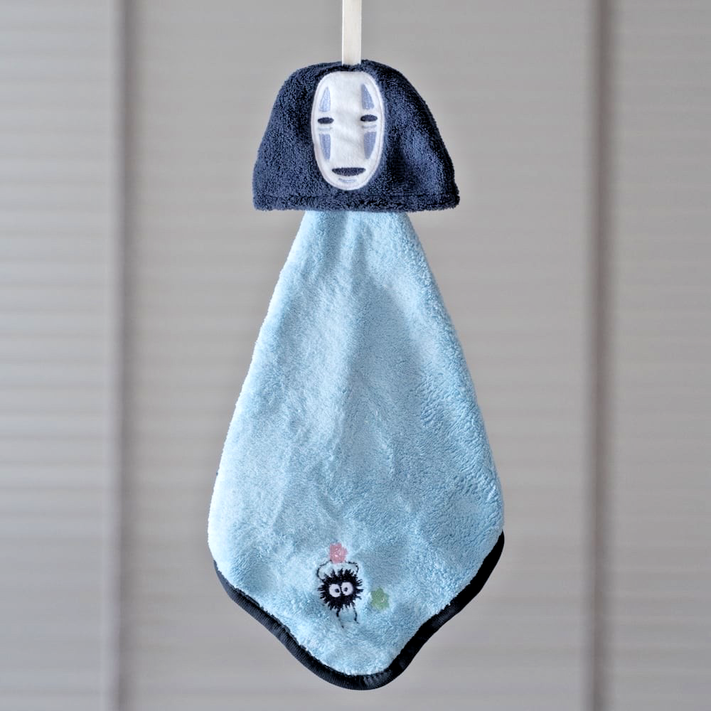 Studio Ghibli Micro Loop Towel Totoro, Jiji, Catbus, No-Face 25x25cm
