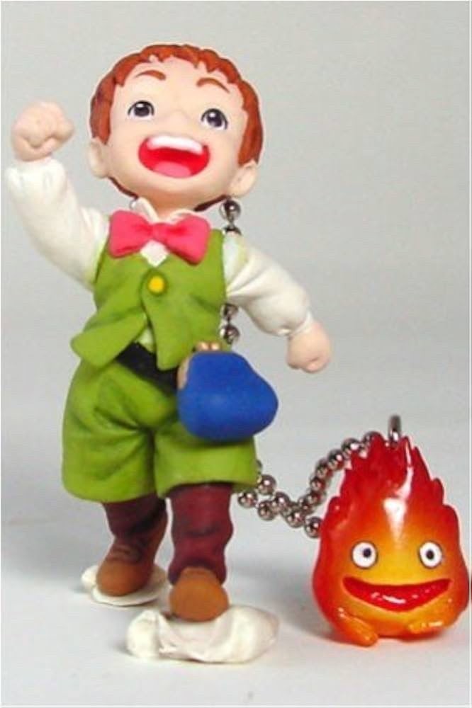 Studio Ghibli Howl’s Moving Castle Cominica Figure Keychain Collection Rare