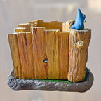 Studio Ghibli My Neighbor Totoro Planter Rare Totoro on a Log Rare Collectable