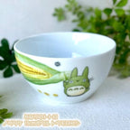 Studio Ghibli Noritake Totoro 11cm Bowl Corn Aubergine Designs Fine Porcelain
