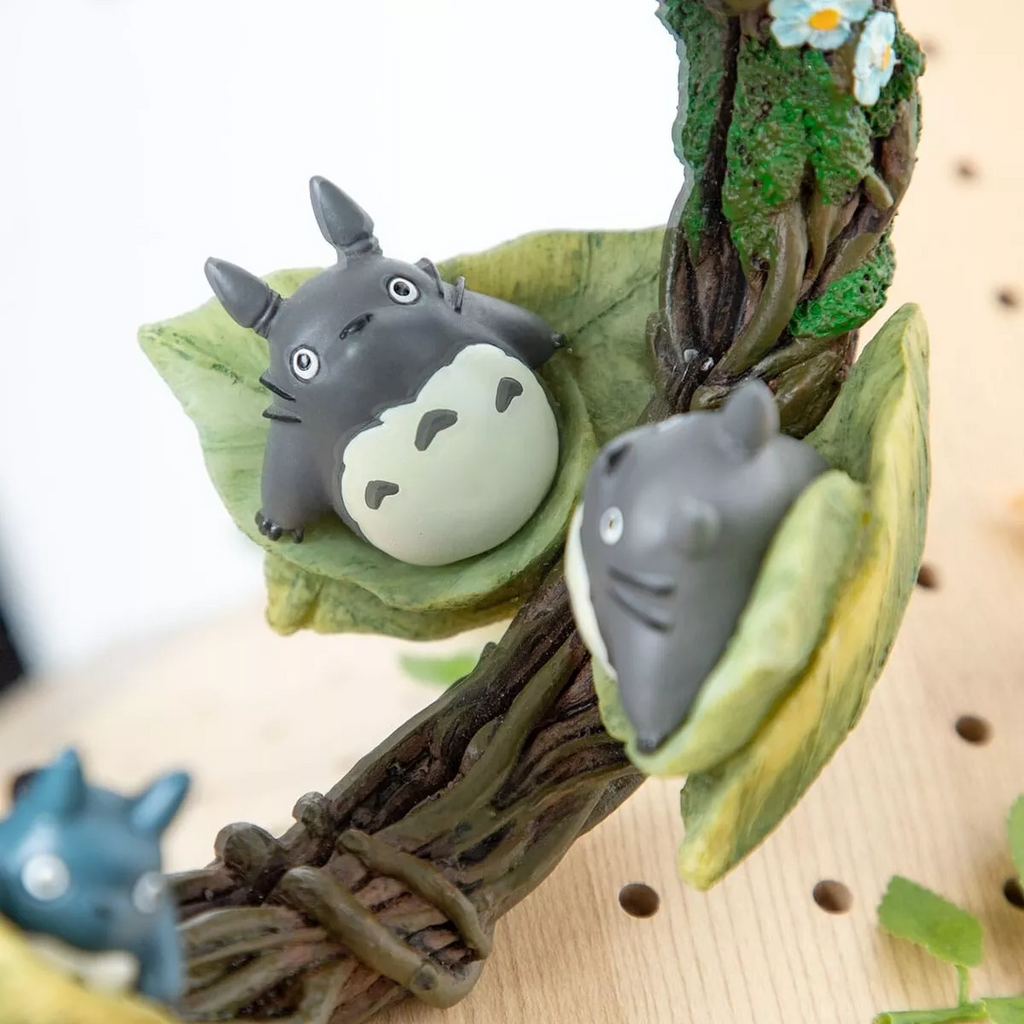 Studio Ghibli Totoro Hide-and-Seek Wreath Table & Wall Mirror Official Benelic