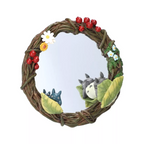 Studio Ghibli Totoro Hide-and-Seek Wreath Table & Wall Mirror Official Benelic