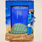 Studio Ghibli Nausicaa Valley Wind 3D Poster Photo Frame Rare Collectable