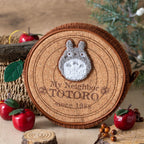 Studio Ghibli My Neighbor Totoro Maruta Log-Style Round Pouch (L) Japan