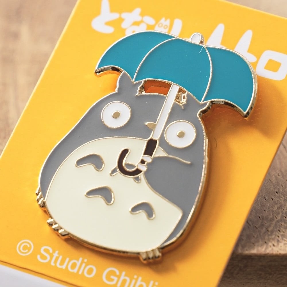 Official Studio Ghibli Ename Pin Badge 38 Designs Totoro Howl Ponyo & More Japan