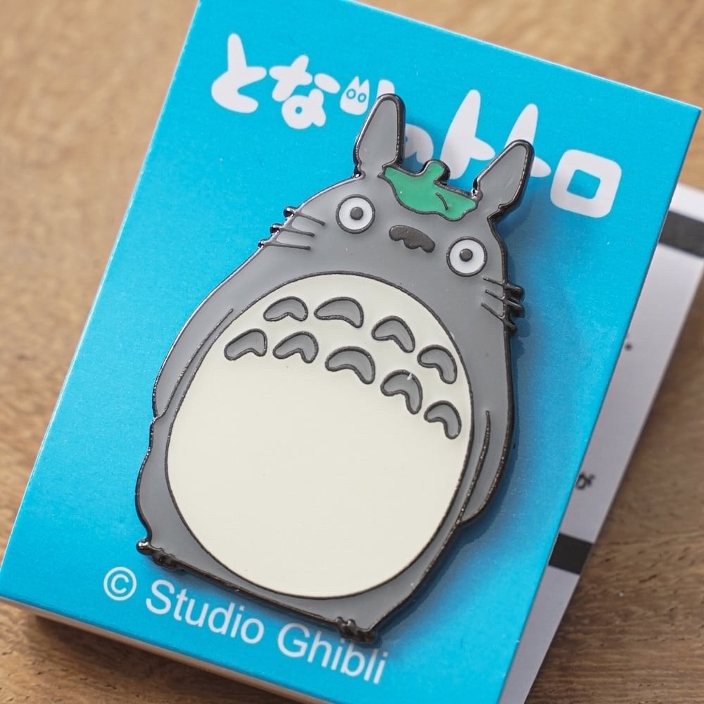 Official Studio Ghibli Ename Pin Badge 38 Designs Totoro Howl Ponyo & More Japan