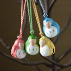Studio Ghibli The Boy and the Heron Kororin Bell Charm Warawara and Inko Man Red