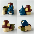 Studio Ghibli My Neighbor Totoro Pen Holder - Medium & Small Totoro