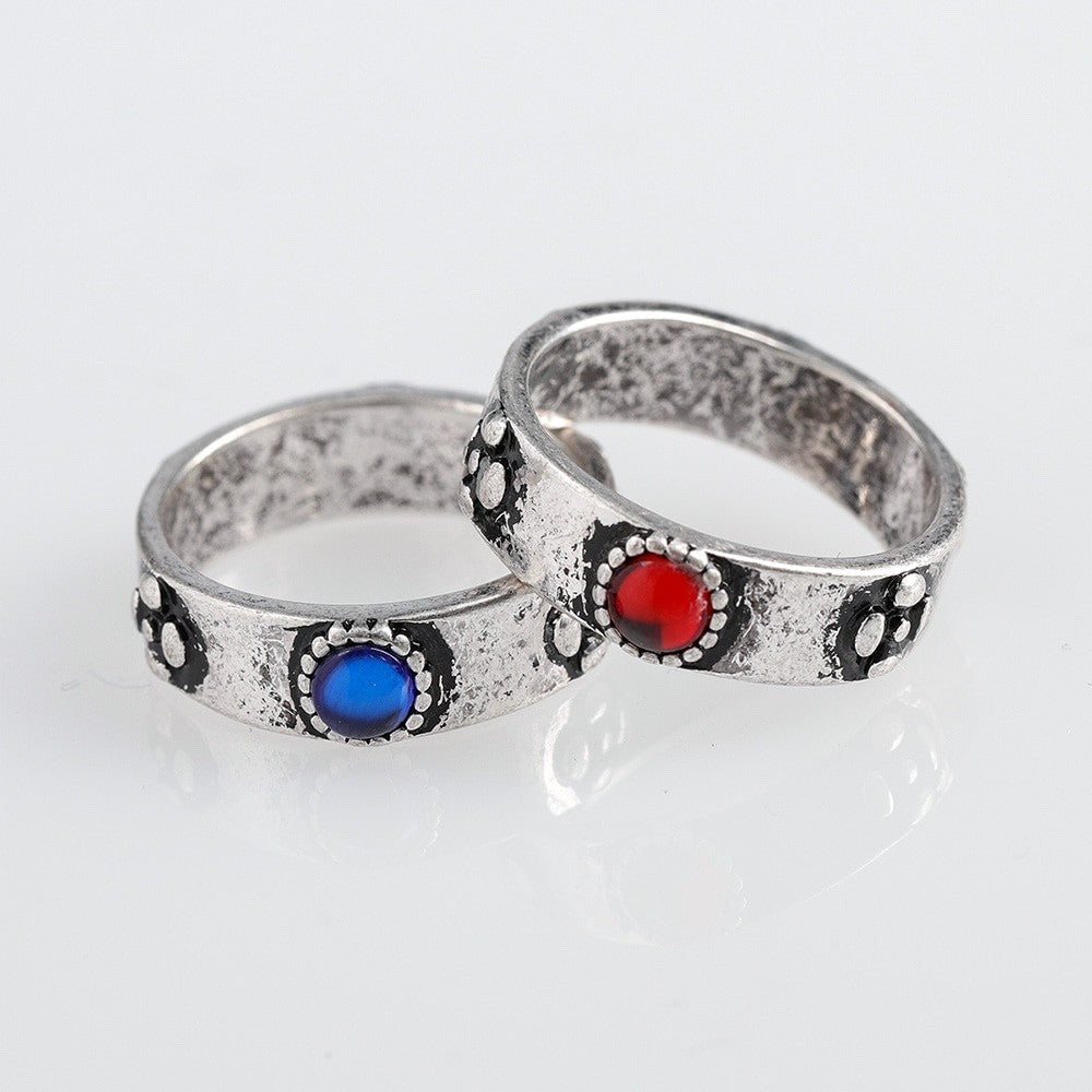 Studio Ghibli Howl’s Moving Castle Howl & Sophie Amulet Ring Set Size 13