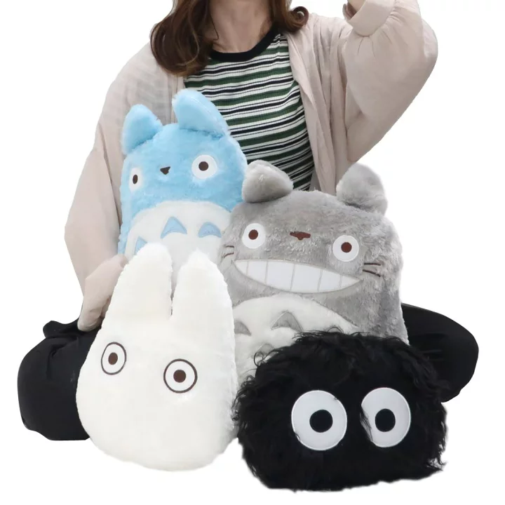 Studio Ghibli Memory Foam Cushion Totoro Catbus Jiji NoFace Calcifer Soft Plush