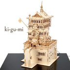 Studio Ghibli Spirited Away Wooden – The Bathhouse (Aburaya) with LED Light