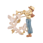 Studio Ghibli Castle in the Sky Laputa Pazu Dove Brooch Jewellery Donguri Closet