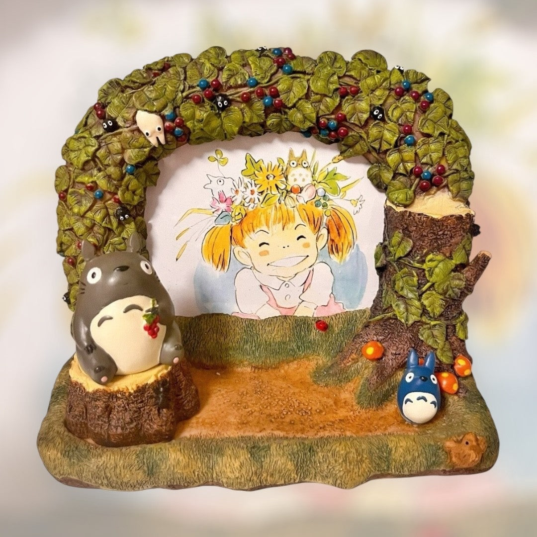 Studio Ghibli My Neighbor Totoro Acorn Arch Photo Frame Rare Collectable