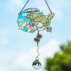 Studio Ghibli My Neighbor Totoro Wind Series Sun Catcher Stained Glass Japan