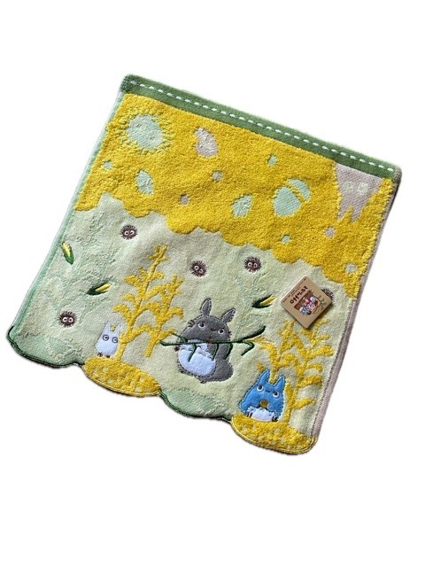 Studio Ghibli Mini Towel 25x25cm 100% Cotton Totoro Laputa & More Japan