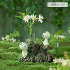 Studio Ghibli Princess Mononoke Kodama Glow Dark Mini Vase Anime Decor Gift
