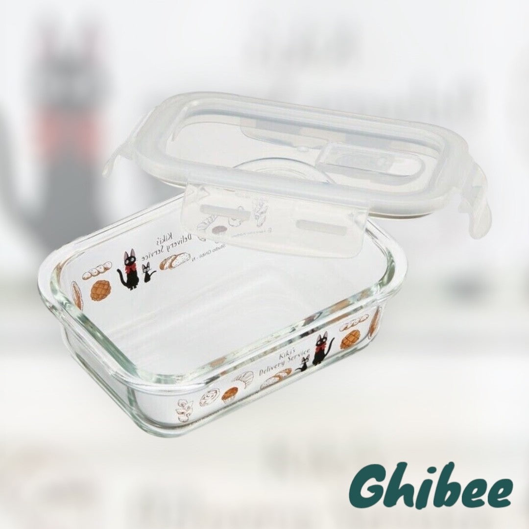 Studio Ghibli Kiki’s Delivery Service Jiji Heat Resistant Glass Food Container