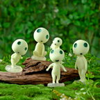 Studio Ghibli Princess Mononoke – Kodama Glow-in-the-Dark Figurine Collection
