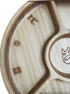Studio Ghibli Museum Exclusive Totoro Bamboo Plate Set Rare Collectable Gift