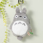 Studio Ghibli Totoro Jiji Reel Pass Case Card Holder Zipper Pouch Keychain